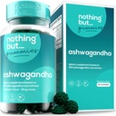 Ashwagandha Gummies pentru femei și bărbați, Ashwagandha Root, Suplimente pentru a ajuta la reducerea stresului, imunitate și îmbunătățirea somnului, gluten gratuit & non OMG, 60 Vegan Ashwagandha Gummies