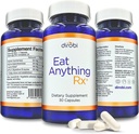 Dirobi Mănâncă orice enzime de malabsorbţie Xiloză Izorase Fructoză, Supliment FODMAP, Enzime digestive pentru lactoză mai bună, grăsimi, proteine şi carbohidraţi Digestia Gaz şi Relief Bloating 30 Capsule