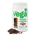 Vega Proteina si Verzi Proteina Praf de Ciocolata (19 Serviri) - 20g Plant pe bază de proteine Plus legume, Vegan, Non OMG, Proteina de Pea pentru Femei si Barbati, 1.4lb (Packing May Vary)