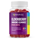 Gume de soc pentru copii cu zinc si vitamina C - Supplement de sprijin imun pentru copii - 60 Conte, Vegan, Aroma de Berry - Convenabil de aparare zilnica cu antioxidanti si nutrienti esentiale
