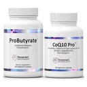 Tesseract Medical Research ProButyrate Health Supplement, Butyric Acid Complex & CoQ10 Pro, Coenzima Q10 pentru sănătate, sănătatea musculară și producția de energie celulară