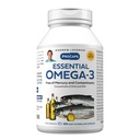 ANDREW LESSMAN Essential Omega-3 Nearomatizate - 360 Softgels - Ultra-pure, ulei Omega-3 de mare potenta. High DHA, fără probleme cu stomacul, fără contaminări, fără mercur. Small Easy to Swallow Softgels