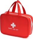 Compact gol trusa de prim ajutor Kit de urgență Trauma Medical Pouch Travel Medicine Geanta organizator pentru acasă, Camping, Călătorii, Masina (Red)