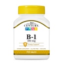 21st Century VITAMIN B-1 100mg 110 TABS