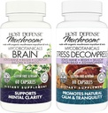Hoste Defense Bundle with MycoBotanicals Brain* Capsules, 60 Count & MycoBotanicals Stress Decompress* Capsule, 60 Count - Support Memory & Focus - Support Relaxation*