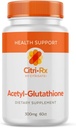 CitriRx Acetil Glutatione - 300 mg, 2 luni de aprovizionare - Made in USA - Cea mai buna absorbtie Antioxidant puternic potent cu magneziu - 60 capsule