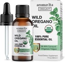 Wild Oregano Oil Organic - 100% Pure Undiluted Organic Wild Oregano Oil with 86-90% Carvacrol, Immune Support - Plant-Based, Herbal Supplement - Vegan, Non GMO, Gluten Free, 1fl.oz/30ml