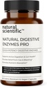 Enzime digestive Pro - 18 Enzime naturale pentru digestia din Papaya, Ananas & More - cu probiotice și prebiotice - Bazate pe plante - 60 capsule - Supliment alimentar premium