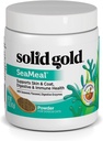 Solid de aur Cat & Dog Multivitamine pulbere - Kelp pulbere, Omega 3 & Vitamine pentru dentare, Digestive, Immune, Skin & Coat Health - Multi Vitamina pentru câini și pisici - Cat & Dog Suplimentul aditiv alimentar - 5oz