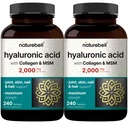 NatureBell 2 Pack Hialuronic Acid Suplimente 2000 mg 