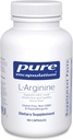 Pure Encapsulations L-Arginină - 1400 mg - Suport de producție oxid de azot - Heart Health & Blood Flow - Gluten Free & Non-GMO - 90 capsule