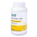 Klaire Labs SFI Health Eicosamax 1000 TG ulei de pește - 1000 mg EPA/DHA per Gel moale, Ultra Pure Omega-3 Pastile de ulei de pește - Sustenabil de surse - Aromă naturală de lămâie pentru nici Burps Fishy (60 Softgels)