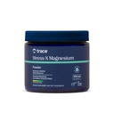 Trace Minerale Stress-X Magneziu, 350 mg - Powder Magneziu Supliment pentru sustinerea relaxarii musculare si recuperare - Suport de somn odihnitor Supliment mineral - Aroma de lamaie, 7,9 oz (50 serviri)