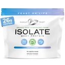 Muscle Fest Grass-Feed Proteina Whey Izolat, Toate naturale Hormone gratuit Pasturi crescute, Whey Izolat Pulbere de proteine pentru bărbați și femei, curat, non-GMO & Gluten-Free, Proteina izolata - Nearomat, 5lb