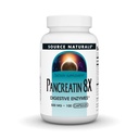 Sursa Naturals Pancreatin 8X, 500 mg enzime digestive - 100 capsule
