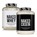 NAKED Grass Fed Proteine Bundle: 5LB Nearomatizat Cazeină fără aromă