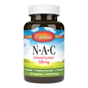 Carlson - NAC, N-Acetyl Cysteine, 500mg, Sănătatea ficatului, Funcţia imună, Antioxidant, 120 Capsule vegetariene