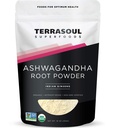Terrasoul Superfoods Organic Ashwagandha Root Powder, 1 Lb - Stres Adaptogen 