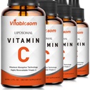 Vitamina lipozomala C 2000 mg lichid pentru adulţi, VIT C de mare absorbţie, vitamina Maximize C, pentru sistemul imunitar şi antioxidant, 60ML (4 flacoane)