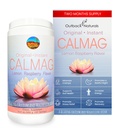CalMag 2:1 Absorbție ridicată Calciul Magneziu Citrat pulbere Suplimentul pentru relief de stres, și somn, Supliment de calciu pentru sănătatea oaselor, aromă de zmeură de lămâie 16.5oz (Pachet de 1)