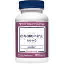 Vitamina Shoppe Clorofill 100mg - Suplimentul alimentar natural, Superfood verde care susține sistemul imunitar și producția de energie, "Deodorant natural" (100 capsule)