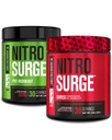 Fabrica Jacked Nitrosurge Pre-workout în limeadă de cireșe și pepene verde Nitrosurge Shred termogenic Pre-workout pentru bărbați și femei