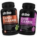 Candi Ficat Cleanse Supplement - Control echilibru Probiotic Complex Cleanser pentru femei si barbati - Oregano si capsule de acid caprilic, capsule de ingrijire vezica biliara & Milk Thistle Dandelion