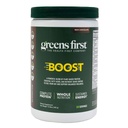 Greens First Boost - Plant-Based Proteine & Balanced Nutrition - Superfood Shake Mix - No Wheat or Soy - Dairy-Free - Vegan - Dutch Chocolate, 12.28 oz.
