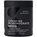 Sport de cercetare Creatina Monohidrat - Gain Lean Muscle, Imbunatatirea performantei si forta si suport de antrenament de recuperare - 5 g Micronited Creatine - 10.58 oz