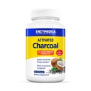 Enzymedica, Charcoal activat, Reduce gaz ocazional, Blooting & Indigestie, Suporturi dezintoxicare naturale, 60 Conte