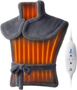 Pad de incalzire BOB si BRAD pentru calmarea durerilor de spate, Pad de caldura electrica FSA Edge-Weighted pentru gat HSA eligibile, Umăr & Full Body Relief, Încălzire rapidă, ETL Certificat, Cadou pentru femei Bărbaţi Familie 24"x34"