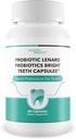 Probiotice Capsule luminoase dinți - noastre cele mai bune probiotice dentare alb suport dinți - Probiotice dentare albire strălucitoare mousse capsule alternative - Probiotice pentru gură probiotică dinți