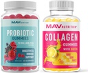 MAV NUTRIŢIE Gume Colagen pentru femei şi gume probiotice 
