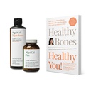 ALGAECAL Bundle - Supliment de calciu cu vitamina D + K2, Mag, Bor & Omega 3 ulei de pește cu EPA & DHA și Book de Lara Pizzerno sănătos Oase sănătos Tu, pentru a crește sănătatea osoasă