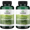 Swanson Ashwagandha Powder Supliment - cu Ashwagandha Root pentru a promova Stres Relief & Energy - Ayurvedic Supliment pentru Wellness Natural (100 capsule, 450 mg Fiecare) 2 ambalaj