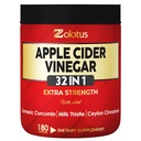Zolotus 32in1 Oţet capsule de cidru de mere cu turmeric, scorţişoară, cimbru de lapte, afine, Querbetin & More for Supports Digestion, Imun - 180 capsule
