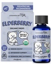 Legendairy Lapte organic Elderberry picături - Baby Multivitamine cu echinacea, Vitamina C & Zinc pentru suport imunitar - Ideal pentru copii și copii mici, Non-GMO - 30 Serviri