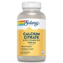 Solaray Calciu Citrate w/Vitamina D3 1000mg, Sanatos Oase & Dinti, Inima, Musculare & Nervi de sprijin, 60 Serv, 240 VegCaps
