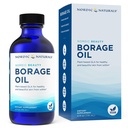 Nordic Naturals Nordic Beauty Borage Oil, Nearomated - 4 Ounces - Borage Seed Oil, Unique Omega-6 for Healthy and Hydrated Skin, 480 Milligrams of GLA - Non-GMO - Vegan, 48 Servings