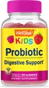 Ei bine, copii Gumiile Probiotice - Suport Digestiv, Sanatate Gummy, Suport Imun - Probiotice pentru sanatate digestiva - Vegan, Gluten gratuit - 60 Gummies