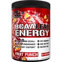 EVL BCAA Lean Energetic Powder - Pre Workout Green Tea Fat Burner Support with BCAAs Amino Acids and Clean Energizers - BCAA Powder Post Workout Recovery Drink for Lean Muscle Recovery - Fruit Punch