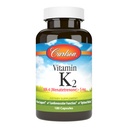 Carlson - Vitamina K2, MK-4 (Menatetrenon), Vitamina K Supliment, Bone & Heart Health, K2 Vitamina, Soy-free, Vitamina K-2, K2 Vitamine, 180 capsule