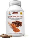ANDREW Lessman Scorțișoară 400mg - 240 capsule - Potență ridicată, Extract standardizat. Fără aditivi. Capsule mici uşor de înghiţit