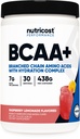 Nutricost BCAA + Hydration Powder (Raspberry Lemonade) 30 Servings - Aminoacidi din lant ramificat cu complex de hidratare - Gluten-Free, Non-GMO