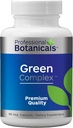 Complexul verde botanic - Spirulina Algae organică Vegană Non OMG, Orz organic Iarba Eleuthero, Cordyceps, Rhodiola Rosea, Reishi, Ashwagandha Superfood Supplement - 90 Vegetarian Caps