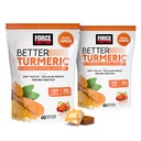 Factor de forță mai bine supliment de sprijin comun Turmeric pentru extra puterea de sănătate comună, Featuring HydroCurc Curcumin Turmeric cu Pepper negru pentru absorbție superioară, fructe Splash, 120 Chews moale