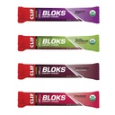 CLIF BLOKS - Energy Chews - 4 Flavor Variety Pack - Non-GMO - Alimente pe bază de plante - Carburi rapide pentru ciclism și funcționare - Snack antrenament (2.1 Ounce Packet, 12 Conte)