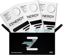 ZENERGY Energy Gum - Mint Flavor | 50mg Caffeine + 35% B6 and 45% B12 Vitamin | Vegan, 0 Sugar, 0 Calories, 0 Gluten, 0 Aspartame, Non-GMO, Instant Action | 3 Pack = 24 Count