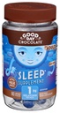 Bună ziua Ciocolată Melatonina pentru adulți [ 80 Count ] - Fair Trade Ciocolată non-GMO cu musetel și Melatonină 1 mg - Melatonina adult, Supliment natural de somn de ajutor pentru adulți