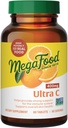 Megafood Ultra C 400 mg - Vegan Immune Supplement with Vitamina C, Made with Real Food Inclusiv Broccoli, Morcov, Cranberry & Brown Rice, Gluten-Free, Kosher - 60 Tablets, 60 Servings